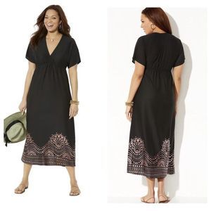 Swimsuits For All Black and Brown Swim Coverup